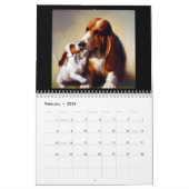 Calendrier Basset Hound (Feb 2026)