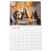 Calendrier Basset Hound Calendar (Jan 2026)
