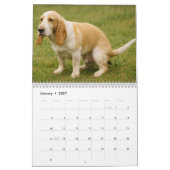 Calendrier Basset Hound Calendar 2026 (Jan 2027)