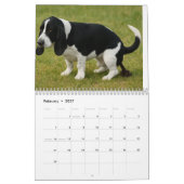 Calendrier Basset Hound Calendar 2026 (Feb 2027)
