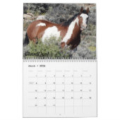 Calendrier Bassin de lavage de sable Chevaux sauvages (Mar 2026)