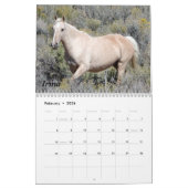 Calendrier Bassin de lavage de sable Chevaux sauvages (Feb 2026)