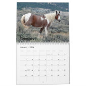Calendrier Bassin de lavage de sable Chevaux sauvages (Jan 2026)