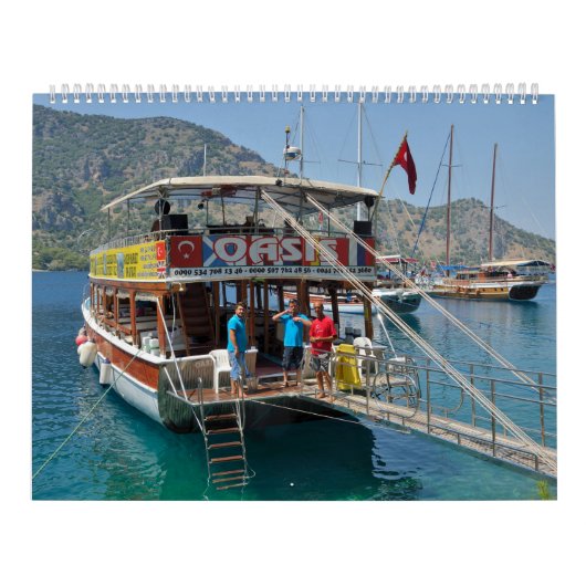 Calendrier Bateau "Oasis" à Fethiye (Protection)