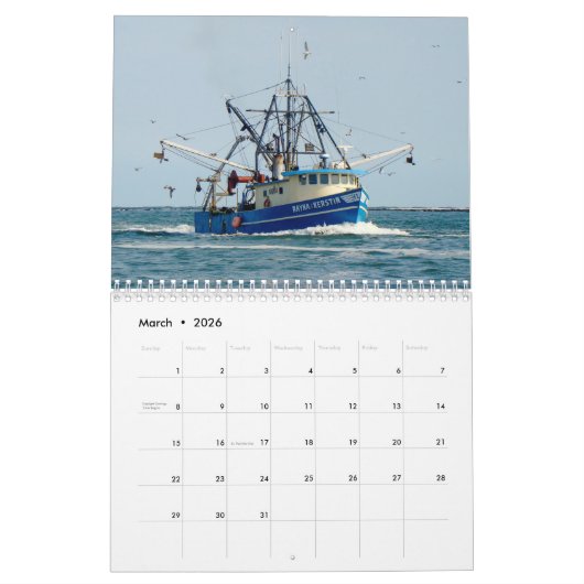 CALENDRIER BATEAUX (Mar 2026)