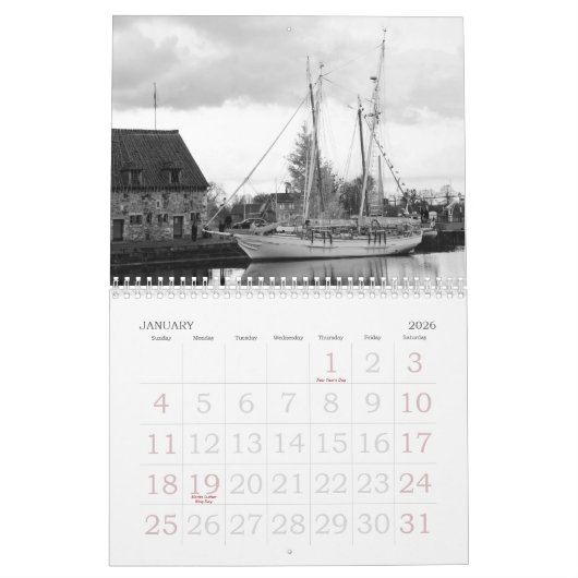 Calendrier Bateaux (Jan 2026)