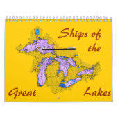 Calendrier Bateaux de, grands, lacs (Protection)