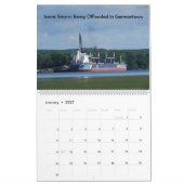 Calendrier Bateaux sur le fleuve Hudson 2017 (Jan 2027)
