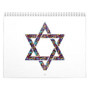 Calendrier batik d'étoile