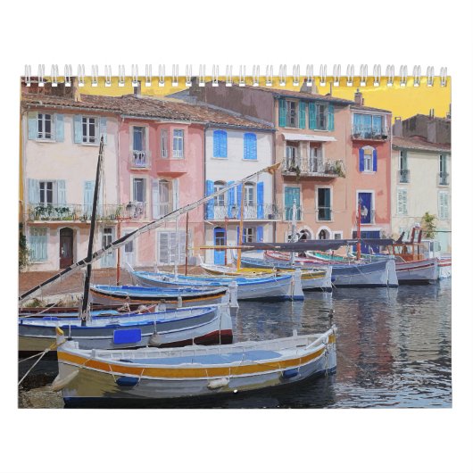 Calendrier Bâtiment de la voie navigable du port de Venise It (Protection)