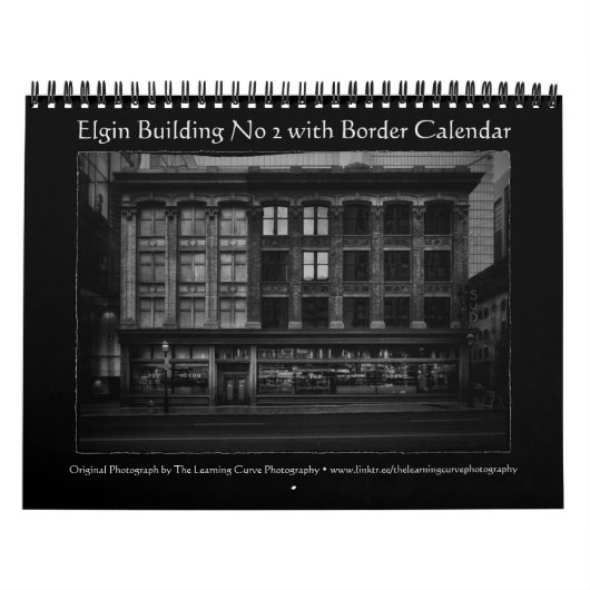 Calendrier Bâtiment Elgin n° 2 avec bordure (Protection)