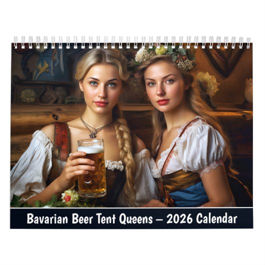 Calendrier Bavarian Beer Tent Queens – 2026 Calendar (Protection)