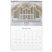 Calendrier Bavarian organ calendar (Feb 2026)