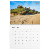 Calendrier BEACH ARMOR - Véhicule amphibie d'assaut (Mar 2026)