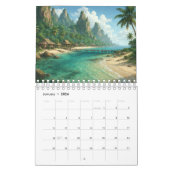 Calendrier Beach Calendar 2026 (Jan 2026)