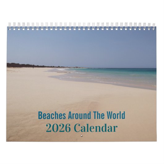 Calendrier Beaches Around The World 2026 Calendar (Protection)