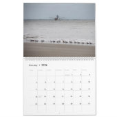 Calendrier Beachs, oiseaux et chiens sur Hilton Head Island (Jan 2026)