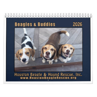 Calendrier Beagles et amis 2026