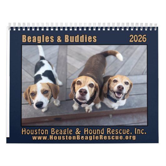 Calendrier Beagles et Copains 2026 (Protection)