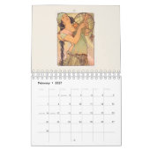CALENDRIER : BEAU ART : ALPHONSE MUCHA (Feb 2027)