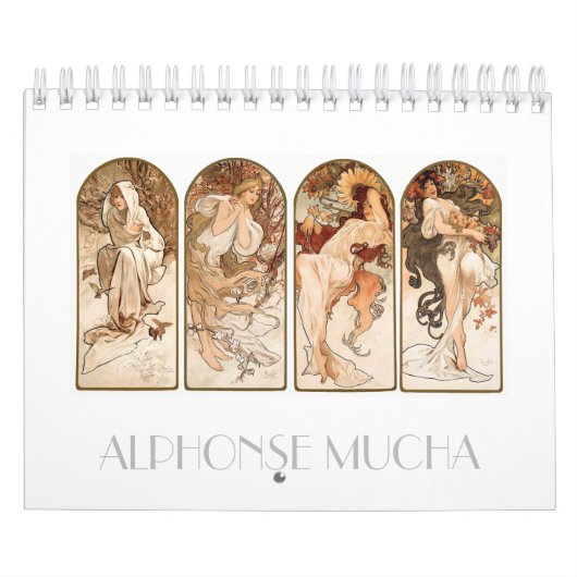 CALENDRIER : BEAU ART : ALPHONSE MUCHA (Protection)
