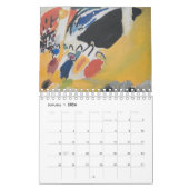 CALENDRIER : BEAU ART : WASSILY KANDINSKY (Jan 2026)