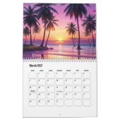 Calendrier Beau coucher de soleil (Mar 2027)