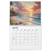 Calendrier Beau coucher de soleil (Mar 2027)