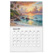 Calendrier Beau coucher de soleil (Feb 2027)