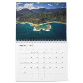 Calendrier Beau Kauai Hawaï (Feb 2027)