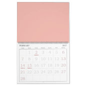 Calendrier Beau Rose (Feb 2027)
