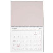 Calendrier Beau Rose (Jan 2027)