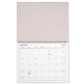 Calendrier Beau Rose (Jan 2026)