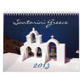 Calendrier Beau Santorini Grèce (Protection)