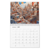 Calendrier beauté de l'année 2025 (Jan 2027)