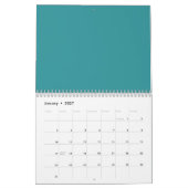 Calendrier Beauté de l'oreiller avec fleurs (Jan 2027)
