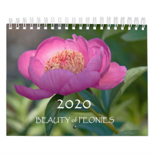 Calendrier Beauté des pivoines en 2020