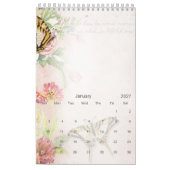 Calendrier Beauté subtile (Jan 2027)