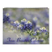 Calendrier Beautés du Texas Créez votre propre Bluebonnet (Protection)