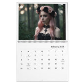 Calendrier Beautés gothiques 2025 (Feb 2026)