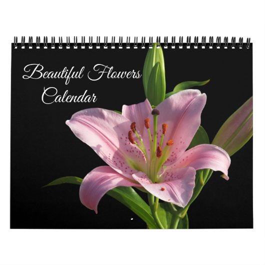 Calendrier Beautiful Flowers Calendar (Protection)