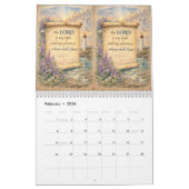 Calendrier Beautiful Wall Calendar with Scripture (Feb 2026)