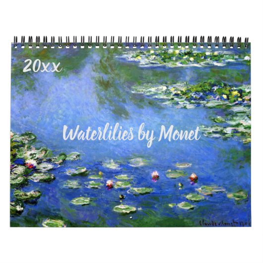 Calendrier Beaux-Arts Nénuphar par Claude Monet (Protection)