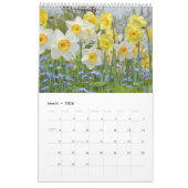 Calendrier Beaux jardins et fleurs (Mar 2026)
