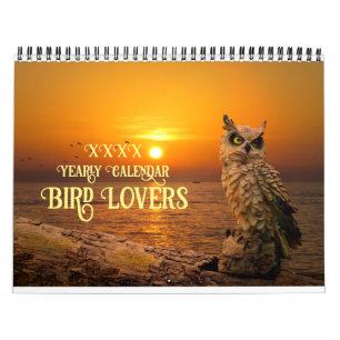 Calendrier Beaux Oiseaux Natures Animaux Aviaire