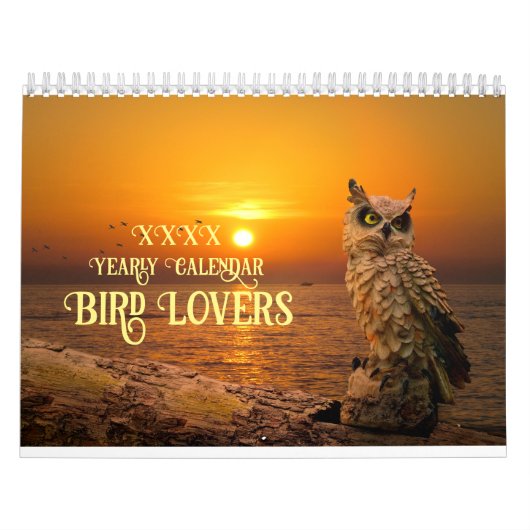 Calendrier Beaux Oiseaux Natures Animaux Avian (Protection)