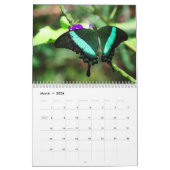 Calendrier Beaux papillons (Mar 2026)