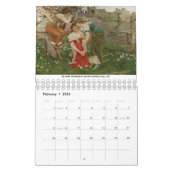 Calendrier Beaux tableaux du tournant du siècle (Feb 2026)
