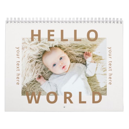 Calendrier bébé 2021 Multi Photo (Protection)