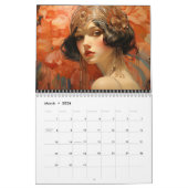 Calendrier Belle année Art Déco Roaring 20 (Mar 2026)
